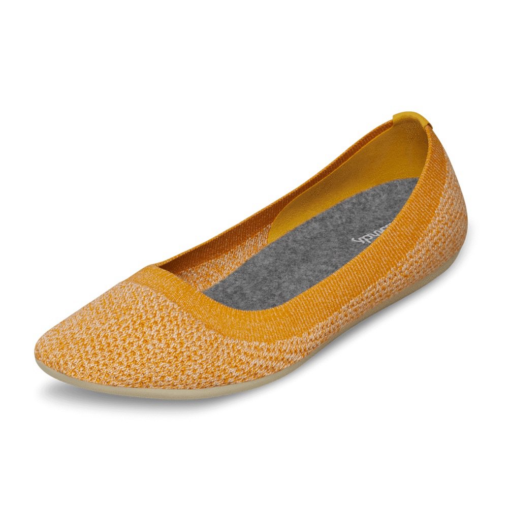 Allbirds Women's Tree Breezers - Flats Yellow - ZSY201864